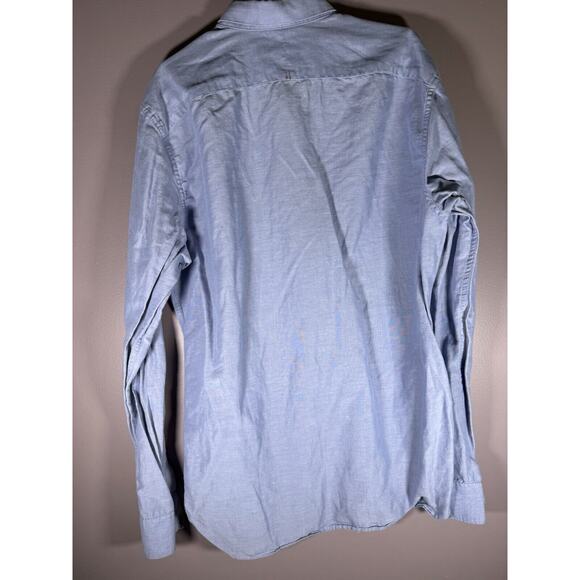 Men’s Banana Republic Denim Button Up Shirt Medium - Picture 6 of 6